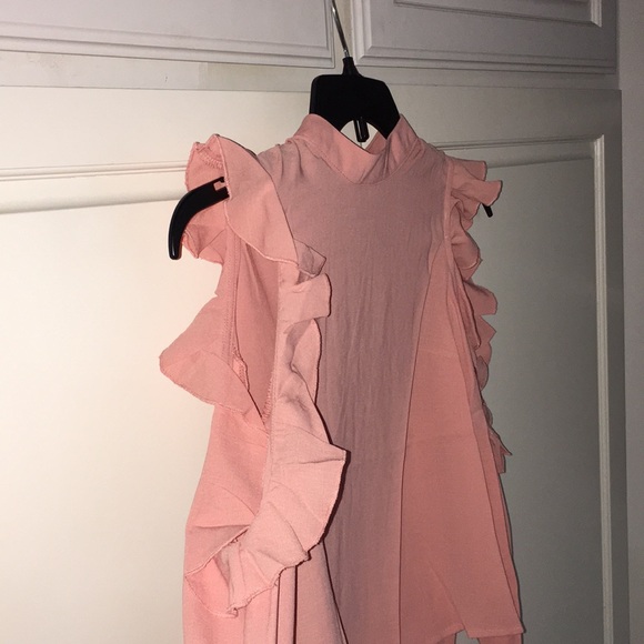 🆕Open/Off Shoulder Ruffle Top - Picture 5 of 5